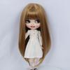 Linfairy Inch Doll Long Wig Straight Long Hair 9-10 (Light Brown)