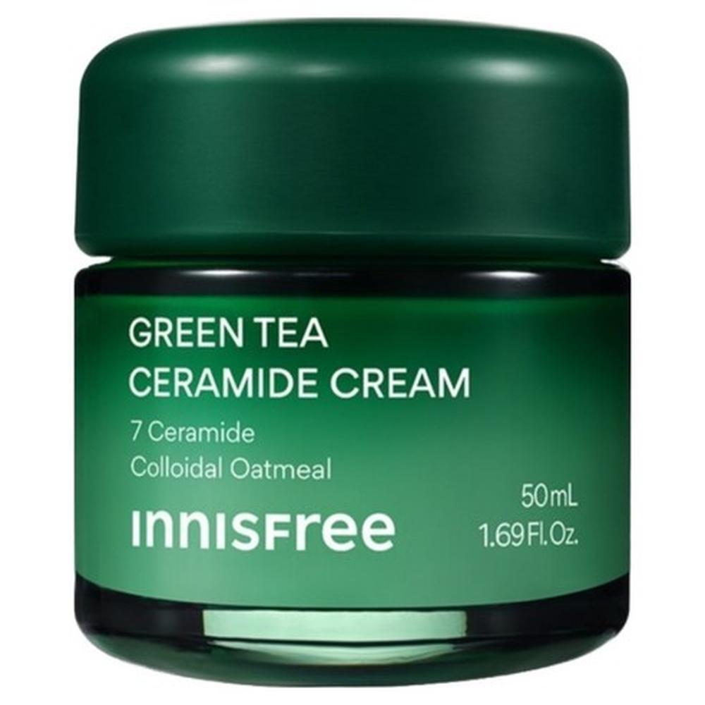 Innisfree Крем с керамидами зеленого чая 50 мл - Уход за барьером, Корейский