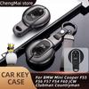 Металлический Автомобильный Чехол-Держатель Брелка Аксессуары для BMW Mini Cooper F55 F56 F57 F54 F60 JCW Clubman Countryman Чехол-Крышка для Брелка Автомобильного Ключа