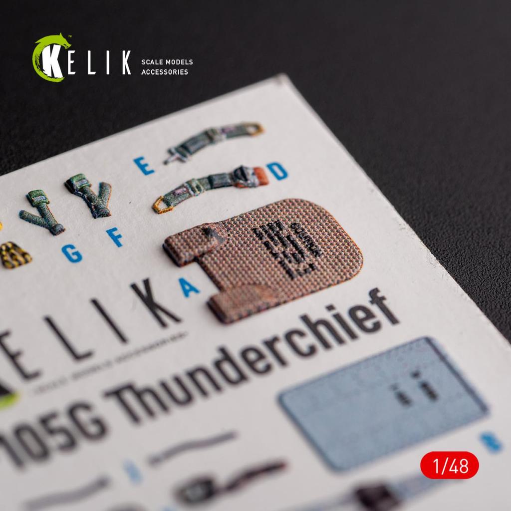 Reskit Interior 3D Decal Hobby Пластиковая модель Decal RSKK48095 1/48 F-105G (для Босса)