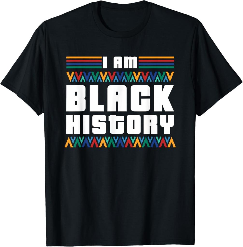 I Am Black History Proud Black Americans Black History Month T-Shirt