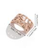 Arc Shape Hollow Design Scarf Clips Smooth Scarves Brooches Metal Scarves Buckle Ring  Decoration
