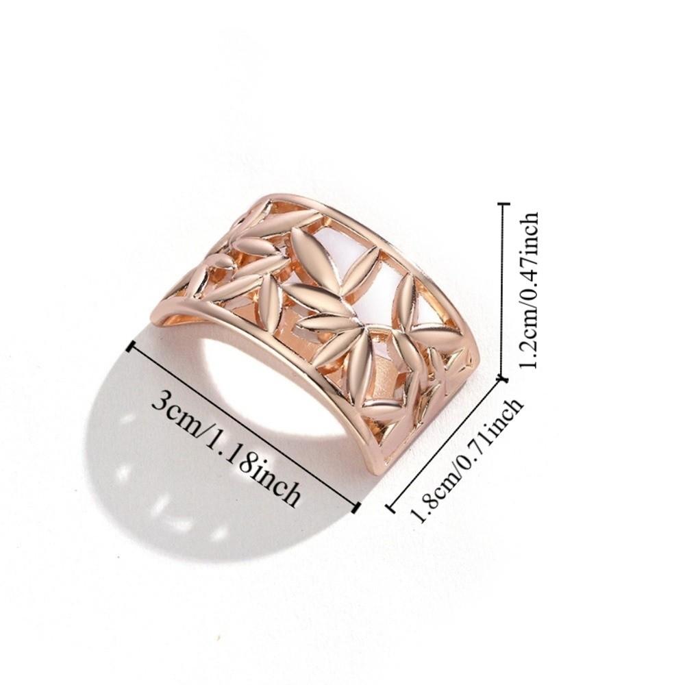Arc Shape Hollow Design Scarf Clips Smooth Scarves Brooches Metal Scarves Buckle Ring  Decoration
