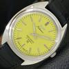 VINTAGE HMT KOHINOOR HAND-WINDING INDIAN MENS YELLOW COLOR DIAL WATCH A441001-4 HT-a441001