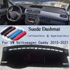Для VW Volkswagen Caddy 2015 2016 2017 - Кожа замша Панель приборов Накладка на панель приборов Коврик на панель приборов Защита от солнца Ковер Автоаксессуары
