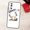 Funny Cartoon Duck Case For Honor Magic 8 5 6 7 Lite 50 70 90 200 400 Pro X8b X8c X9a X9b X9c X9d Win RT Cover
