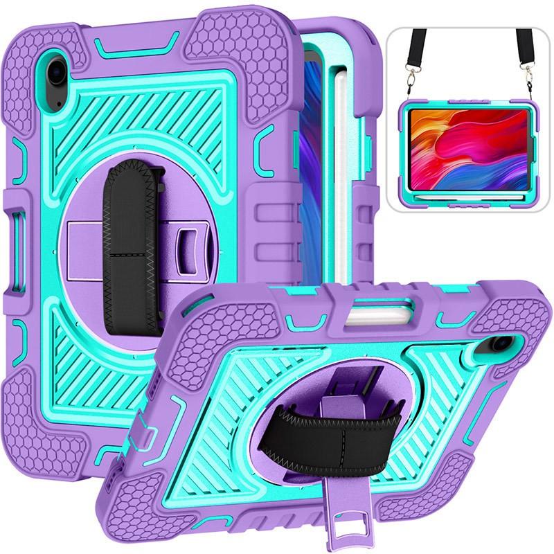 Kids IPad Mini 6 Protective Case With Shockproof Stand Anti-Slip Silicone Cover Children Military-Grade Drop Protection