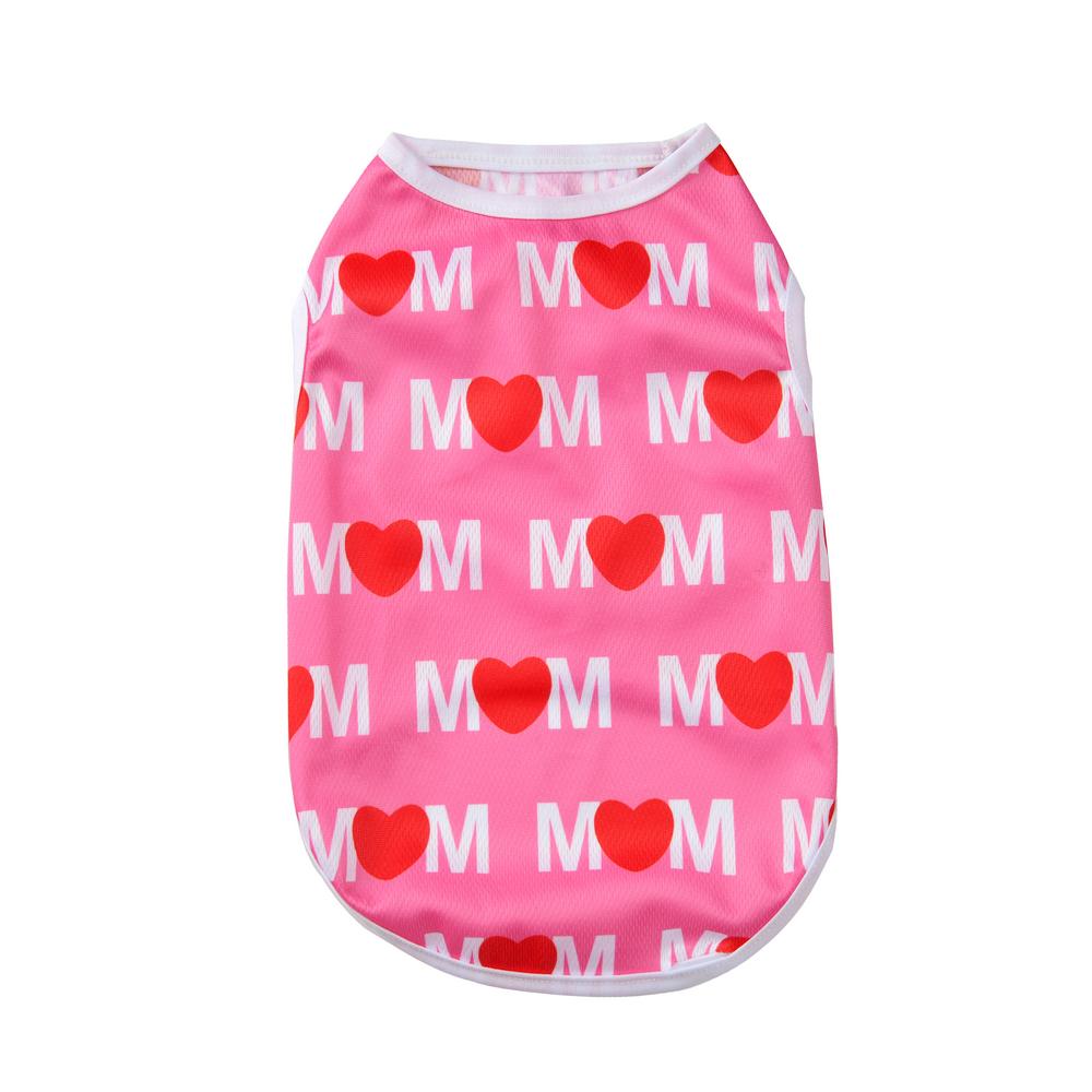 День святого Валентина Одежда для домашних кошек для маленьких и средних собак Летняя дышащая кошачья майка Футболка для собаки Милые костюмы для вечеринки щенков и котят