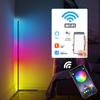 Led Floor Lamp Work With Siri Alexa Google Home Rgb Desk Light Standing Lamps For Study Room Baseus Bedroom Bedside Decor