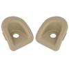 TQPONLY Door Panel Trim Lock Grommet,Compatible With 2005-2014 Ford Mustang Left Driver And Right Passenger Side (Black) Lock Knob Bezel