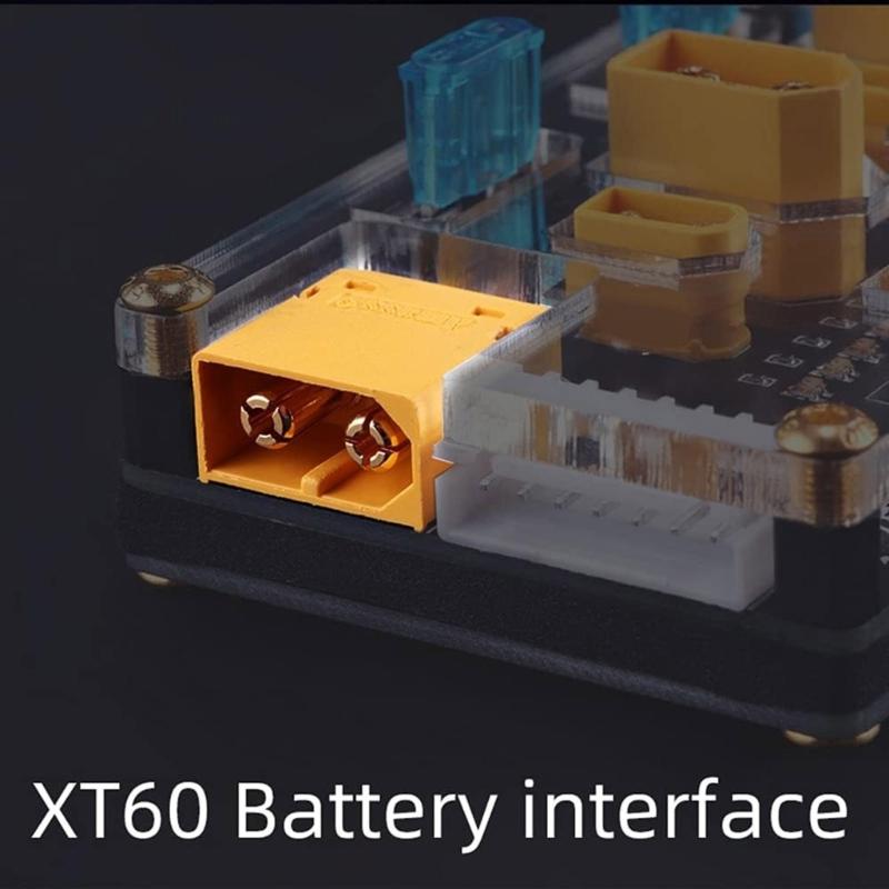 40A XT60 XT30 Plugs Battery Charger Board For 2-6S Batteries Featuring Integrated Discharger Shortcircuit Protections