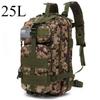 25 л 50 л Тактический рюкзак Molle для пешего туризма, кемпинга, треккинга, охоты, рыбалки, спортзала, на открытом воздухе, большой вместимости