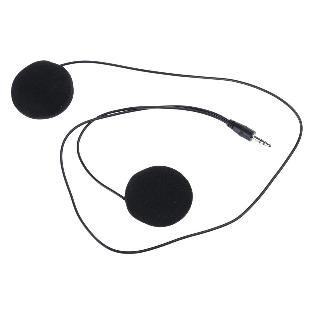 Quality Full Coverage Motorcycle Helmet Earphones Featuring Double Speakers And 3.5mm Connectors HiFi Stereo Sound