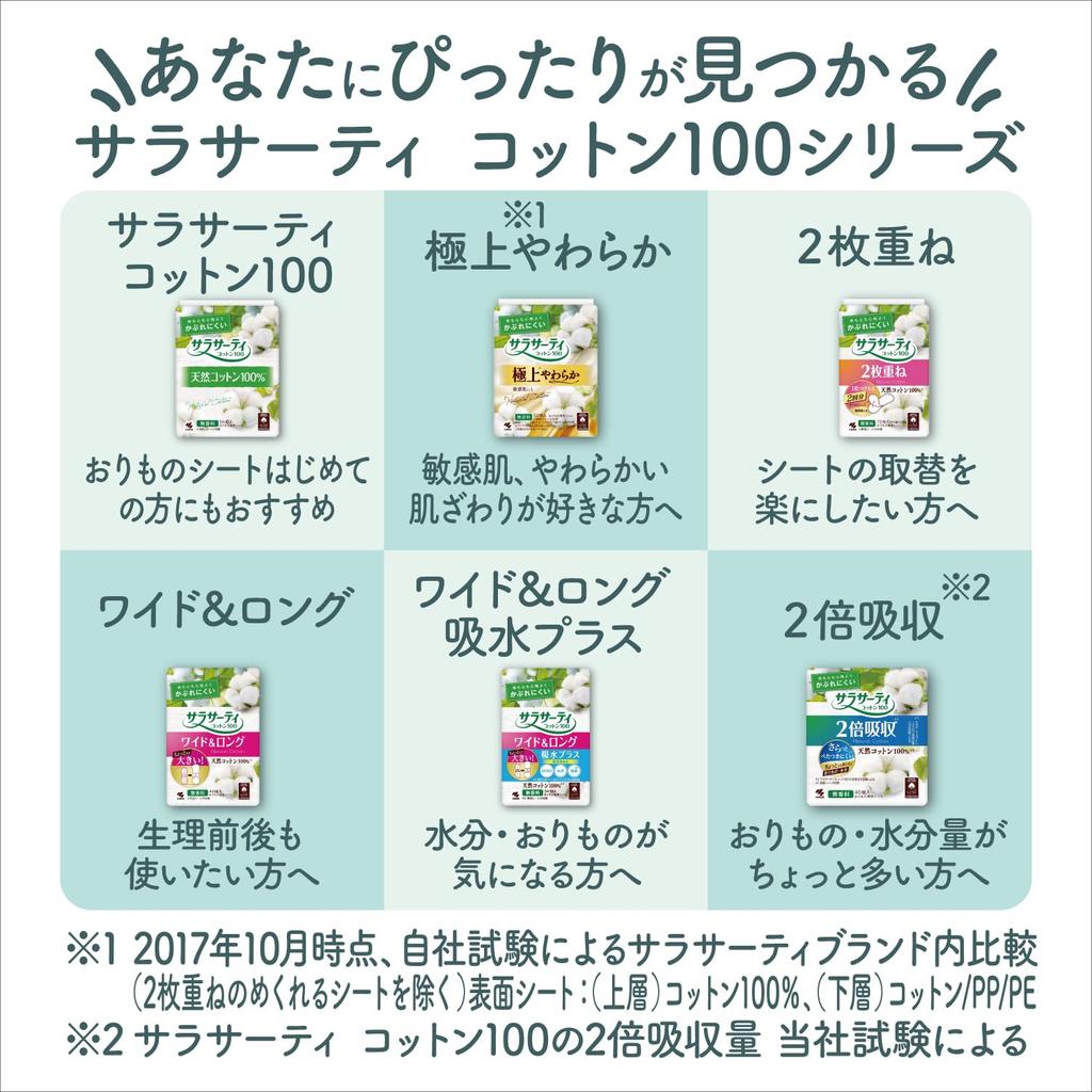 Sarasaty Cotton Wide Slightly Safe 40 Count X 3 Packs [Bulk Purchase] 100% & Long, Larger, Size, Unscented,