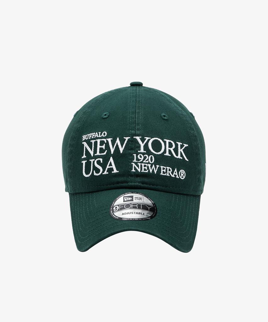 NEW ERA 940Unst Ne Script Series D Grn