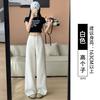 Sweatpants Women's Spring and Autumn New Loose Straight Wide-leg Pants Casual Lazy Relaxed Health Pants