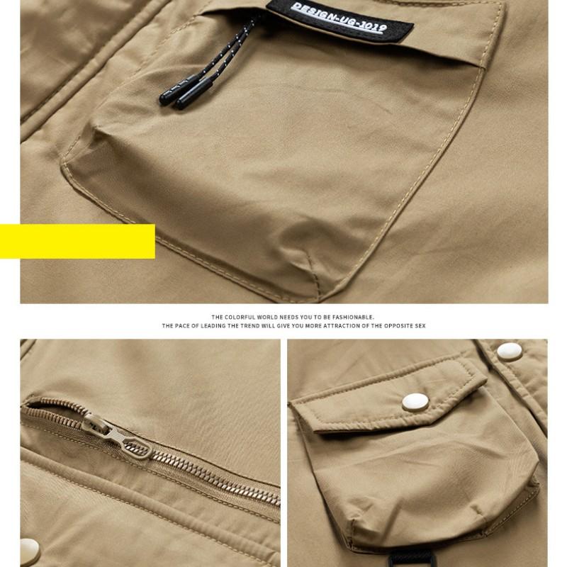 Зимний толстый кардиган, мужская уличная куртка, одежда, парка, съемная толстовка с капюшоном, стеганая куртка