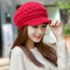 Women's Korean Fashion Wool Duckbill Beret - Versatile, Thickened, Warm Winter Hat