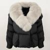 OFTBUY 2024 Winter Jacket Women Natural Real Raccoon Fox Fur Collar White Duck Down Coat Thick Warm Streetwear Casual Outerwear