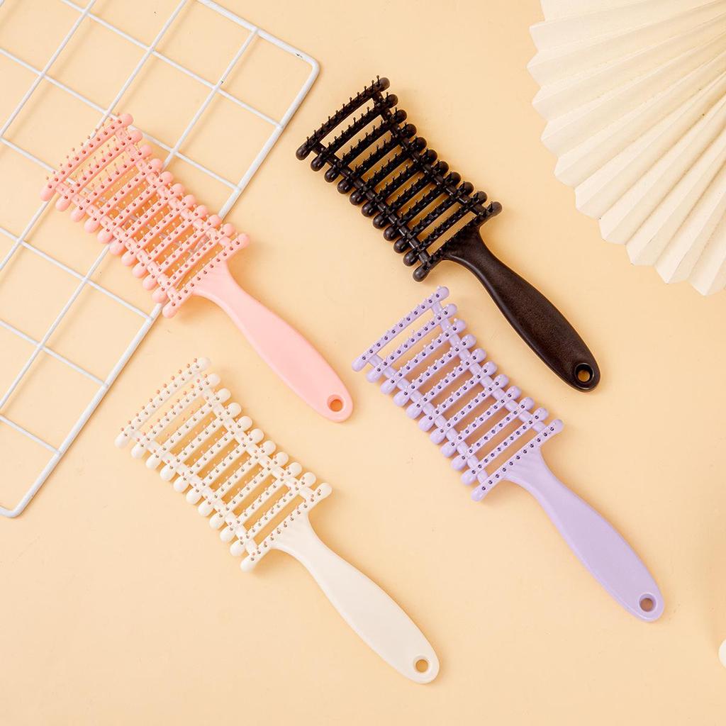 Curved Comb for High Skull Massage and Styling