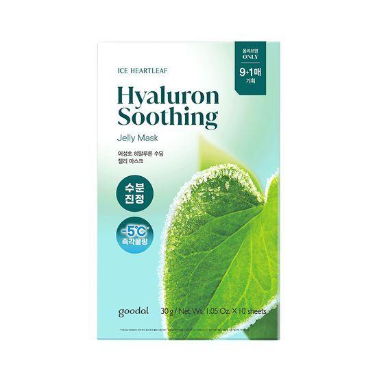 Goodal Eoseongcho Hyaluronic Soothing Jelly Mask 9 Sheets (+1 Sheet)
