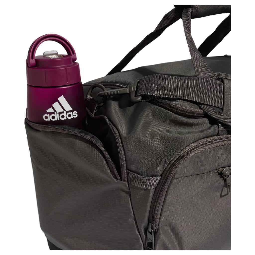 Adidas Polyester Gym Bag Small Unisex Charcoal Gray KC6757