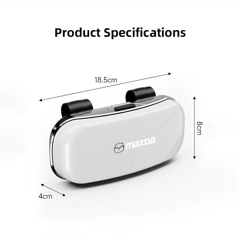 Car Visor Sunglasses Glasses Case Glasses Holder Clip Box For Mazda 2 6 3 CX5 CX80 CX70 CX90 MX30 CX60 CX50 CX30 BT50 e-TPV CX3