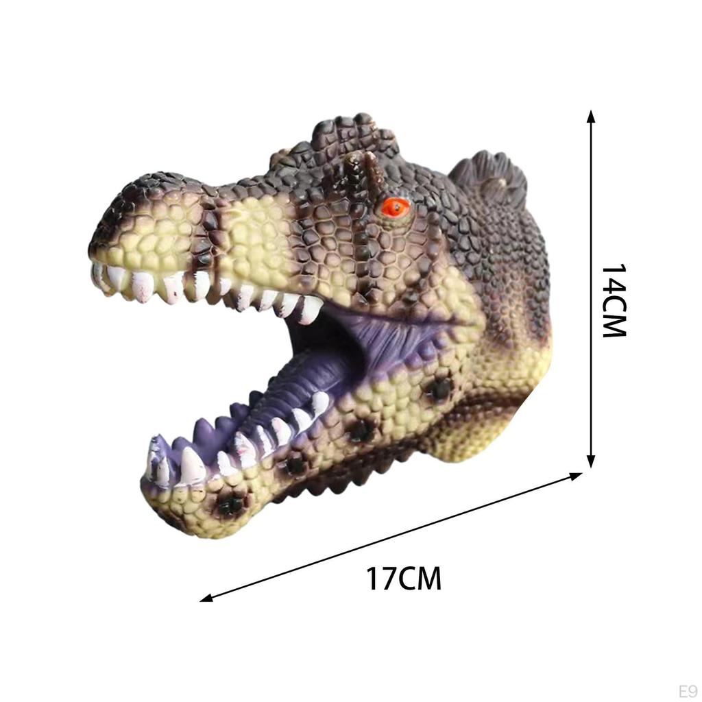 Интерактивная игрушка с изображением головы животного, кукла Дино, для детей, творческая игра на вечеринке