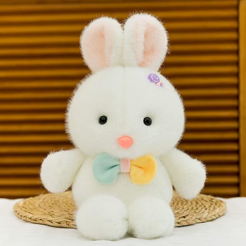 25Cm 8 Inch Grab Machine Doll Doll Video City Doll Rabbit Piglet Elephant Bear Plush Toy