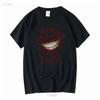 Joker Smile Graphic Print Black Cotton T-shirt