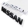 CHHUPY1 ABS Plastic Car Trunk Rear Logo Stickers Letter Decals For Nissan X-trail Qashqai Rogue Sport RogueAltima Versa Juke Leaf