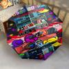 1 PC Automatic Folding Umbrella - Among Us Custom Name Pattern, Portable & Foldable Design with 8 Ribs, Christmas Birthday Gifts