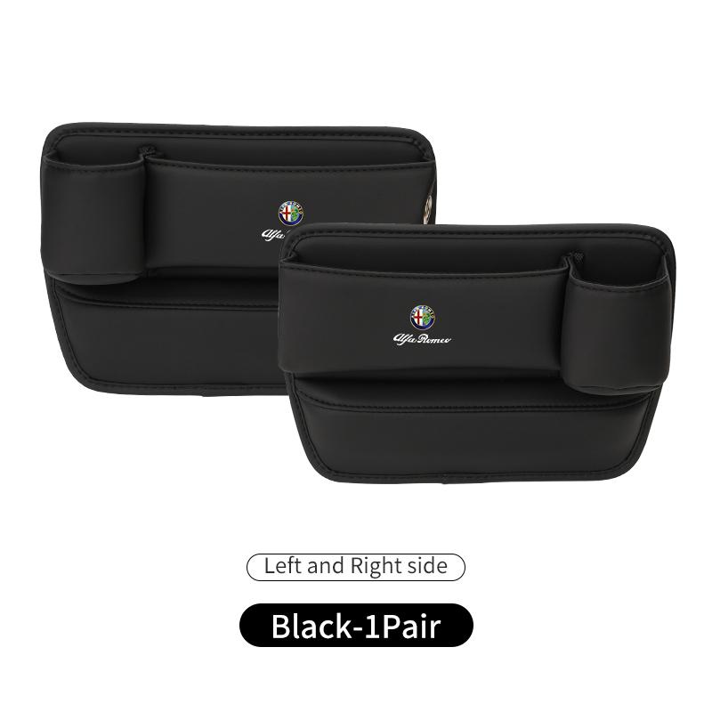 Car Seat Gap Storage Box Car Central Console Side Organizer Boxs For Alfa Romeo 159 Giulietta 156 147 Giulia Mito GT Stelvio