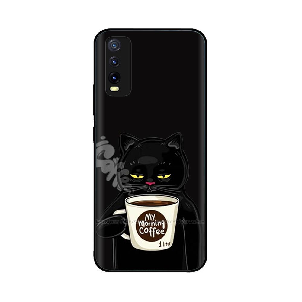 Для Vivo Y20 Y20i Y20a Y20s Vivo Y11s Y12s Чехол для телефона Милый Защита камеры Задняя крышка Для Vivo Y20 2021 V2027 Силиконовые Fundas