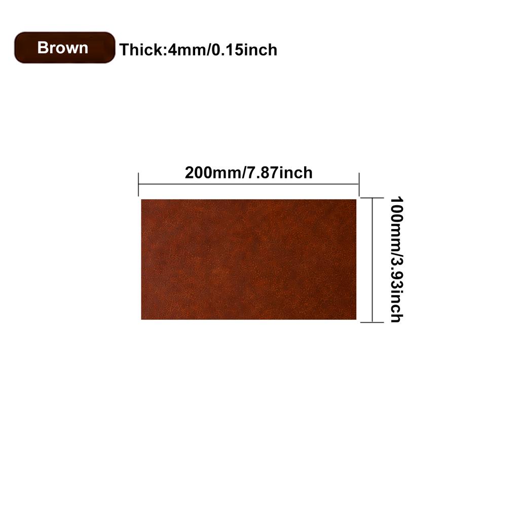 1PC Premium Vegetable-Tanned Leather Hide Matt Finish Natural Cowhide for DIY Leathercraft Bag Making Wallet Material Grain Patt