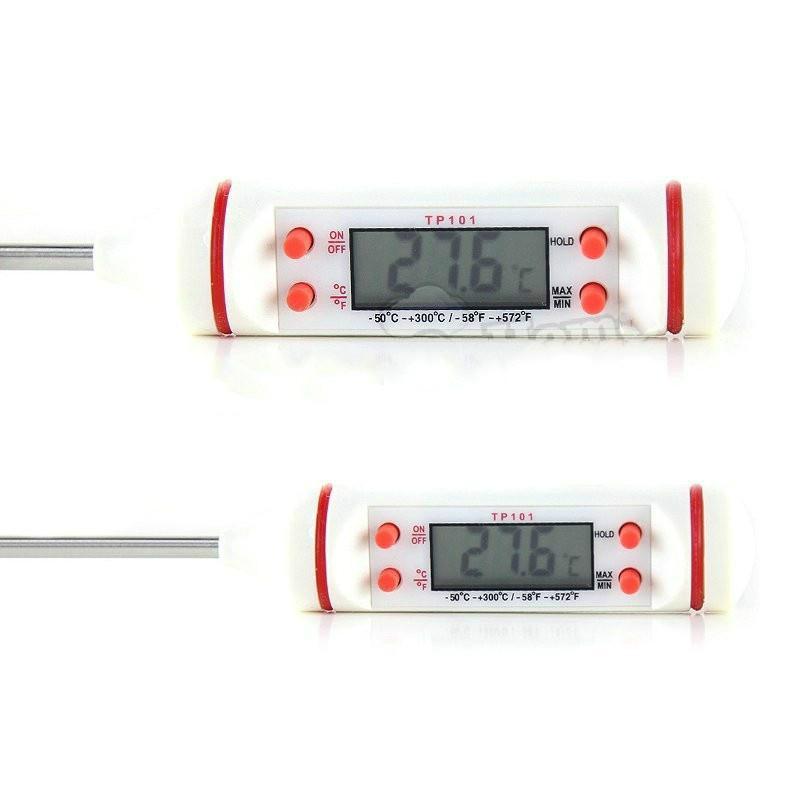 Кухонный цифровой зонд для приготовления воды, молока, еды, электронные инструменты для приготовления барбекю, инструмент для измерения температуры