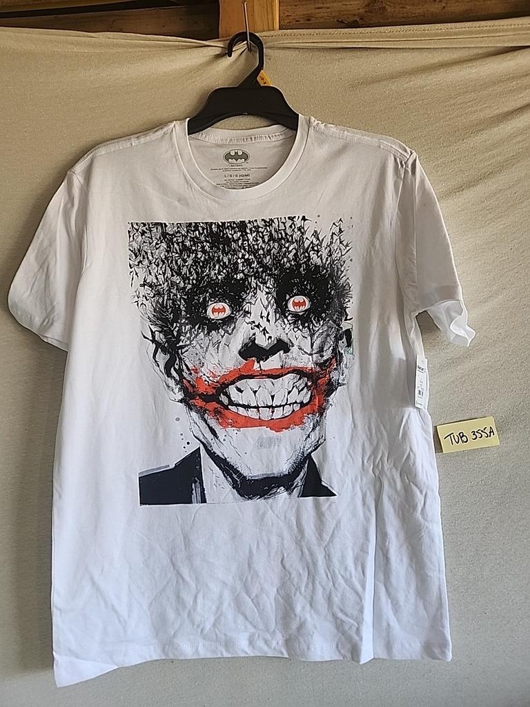 The Joker Batman Men's Graphic Tee with Short Sleeve Size Large New W/Tag