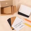100pcs/box Colorful Kraft Paper Card Blank Message Thank You Card Writing Card  Label Bookmark