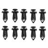 100x Plastic Fasteners 8mm Push Pin Rivet ATV Fairing Body Fender Retainer Clips