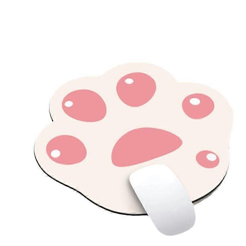 Non-slip rubber mouse pad in the shape of a cat's paw, for office and home use. Kawaii design and practical for all types of mice.