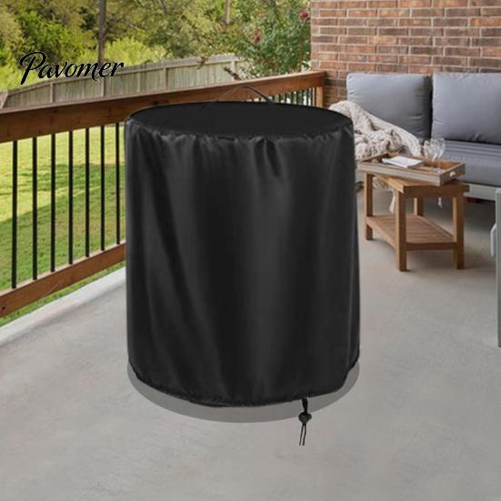 Adjustable Firepit Guard Oxford Cloth Cover Heavy Duty Waterproof UV Resistant Dust Rain Snow Leaf Protection Outdoor with Handle Drawstring