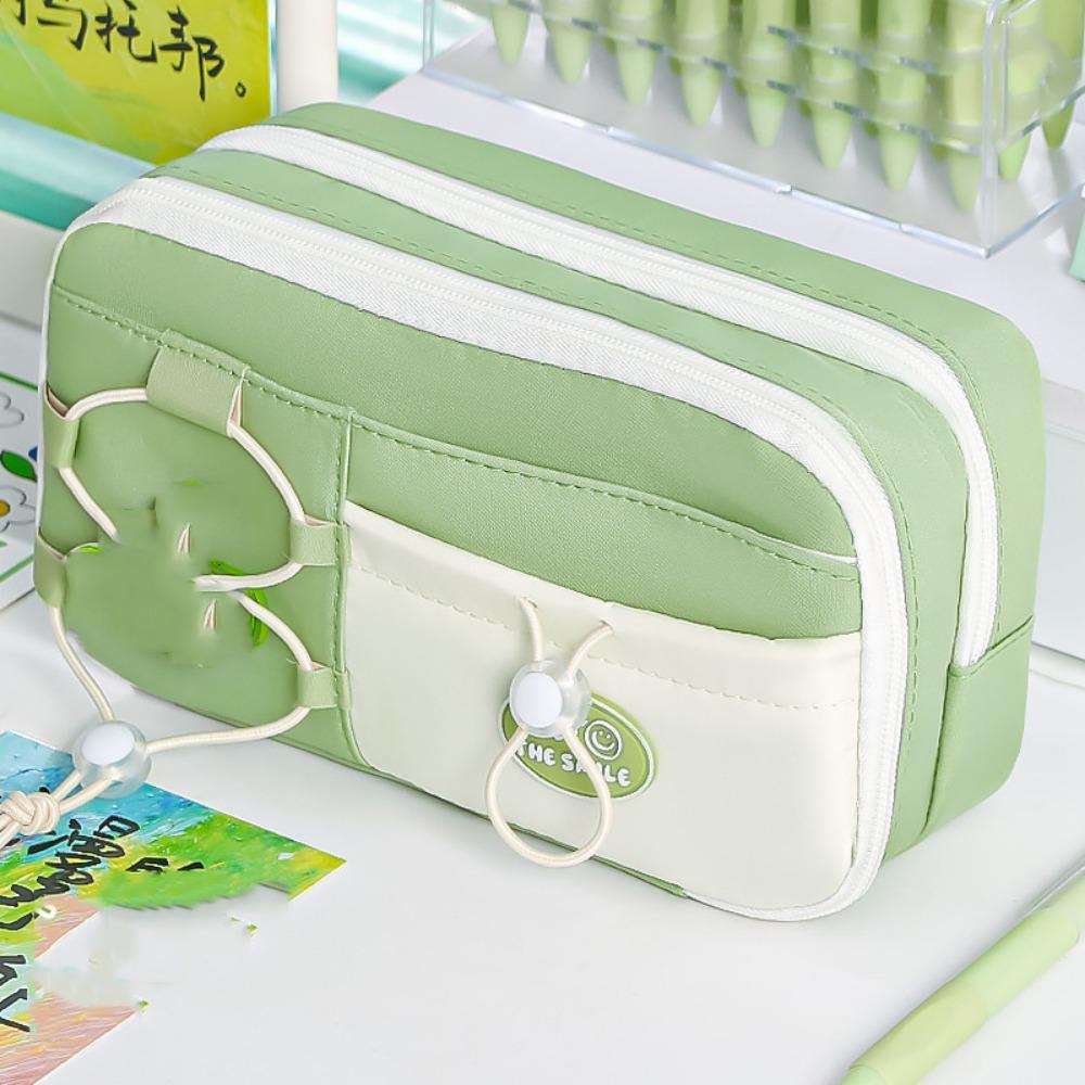 Multifunctional Cartoon Pencil Case Large Capacity Stationery Storage Bag  Office Supplies