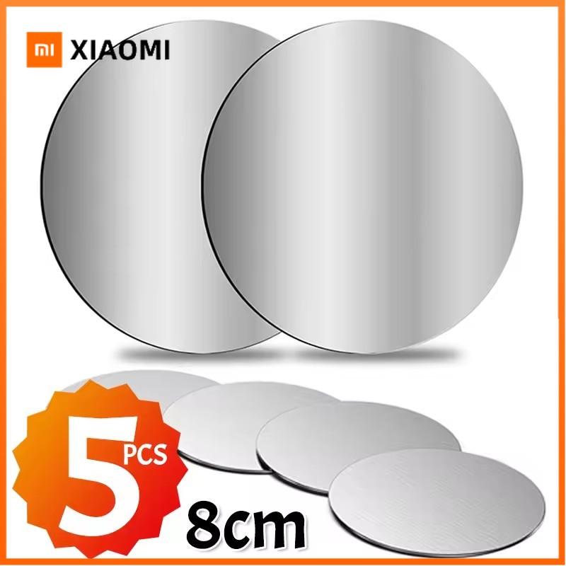Xiaomi 1-5 шт. 8 см Магнитная металлическая пластина-диск для мобильного телефона, планшета. Универсальная самоклеящаяся железная пластина-стикер для магнитного держателя