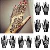 Cool Temporary Tattoo India Flower Hand Foot Henna Stencil Body Art Sticker Template Tattoo Stencil