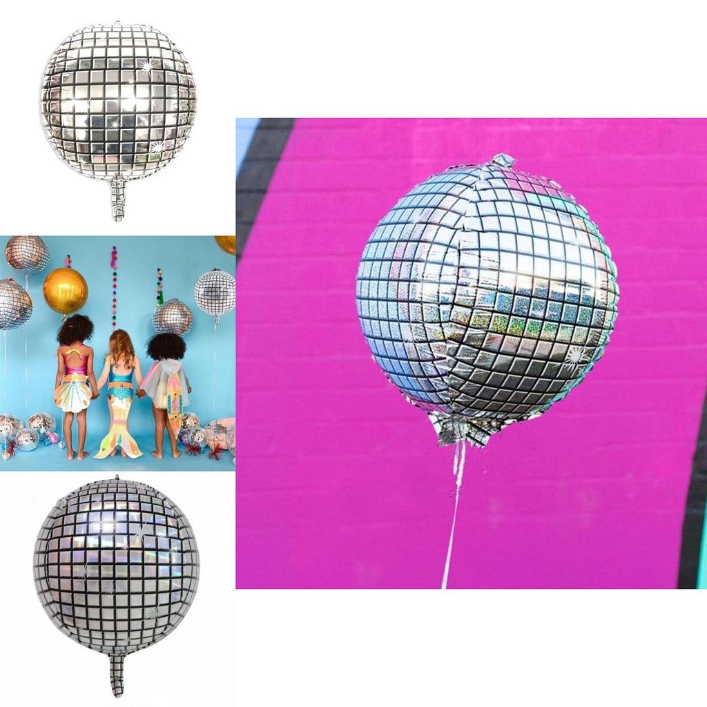 Большие гелиевые шары в виде диско-шаров для потрясающих украшений на новогоднюю вечеринку 2022