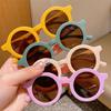 New Children Small Round Frame Sunglasses Trendy Uv Protection Baby Protection Sun Glasses Boys And Girls Glasses Uv400 Eyewear