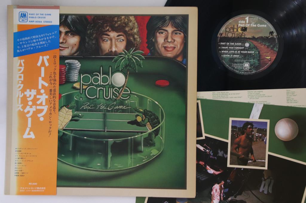 Виниловая пластинка PABLO CRUISE Part Of The Game AMP6066 AM 1979 Япония Obi Рок Б/у