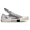 Chuck 70 Rick Owens x Chuck 70 Turbodrk Converse Низкие 'Серебряный Лак' A01292C