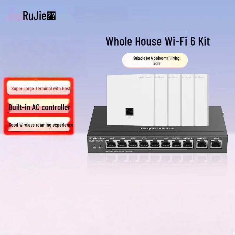 Ruijie RG-EAP162(G)V2 WiFi 6 Whole-Home Wireless AP System