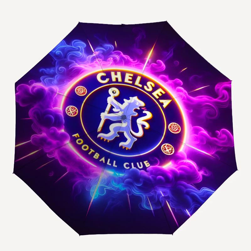 1pc C-Chelsea Umbrella, Sun Protection, And UV Shielding. It Has Eight Sturdy Ribs for Outdoor Use And Perfect As a Holiday Gift